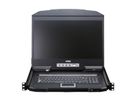 ATEN CL3716iNW IT 16-Port USB HDMI LCD KVM Konsole, IT-Layout