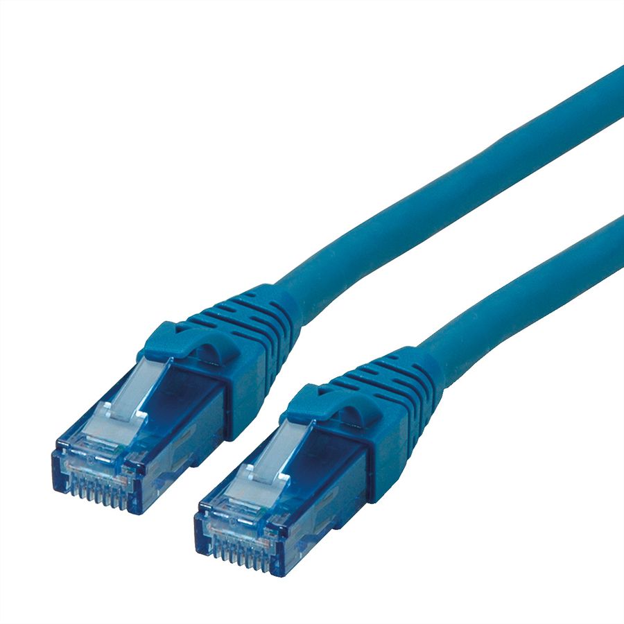 ROLINE Patchkabel Cat.6A UTP, Component Level, LSOH, blau, 10 m