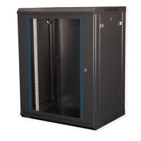 VALUE 19-Zoll Wandgehäuse 15HE, 600x450mm schwarz, Bausatz