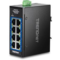 TRENDnet TI-GLC80 8-Port Gigabit Industrial DIN-Rail Mini