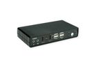 ROLINE KVM-Audio-Switch Dual Head HDMI 4K60, 1 User - 2 PC