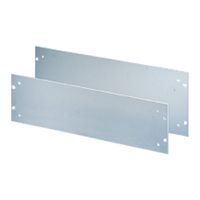 SCHROFF 19"-Frontplatten mit Löchern für Griffe - 19"-FRONTPL. 4HE VORELOXIERT