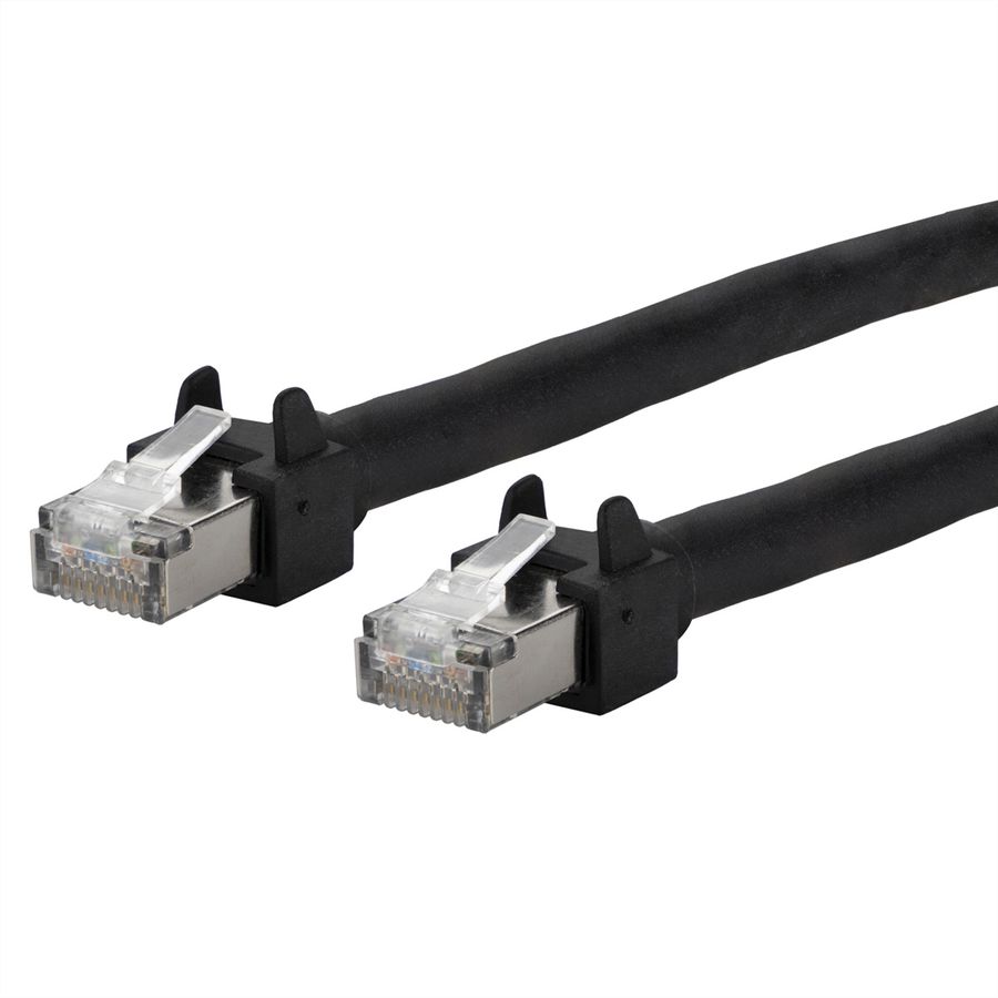 METZ CONNECT Patchkabel 6kV Flex500 Outdoor, schwarz, 5 m