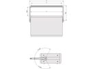 SCHROFF Aufstelltragegriff - AUFSTELL-TRAGEGRIFF 84TE 2HE