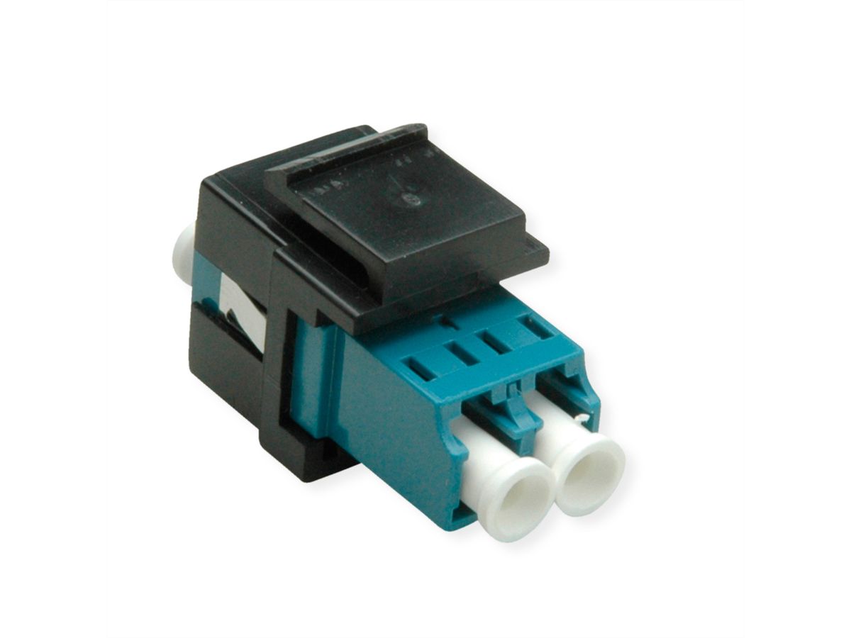 ROLINE Keystone LWL-Adapter LC/LC Duplex, Single Mode, OS2
