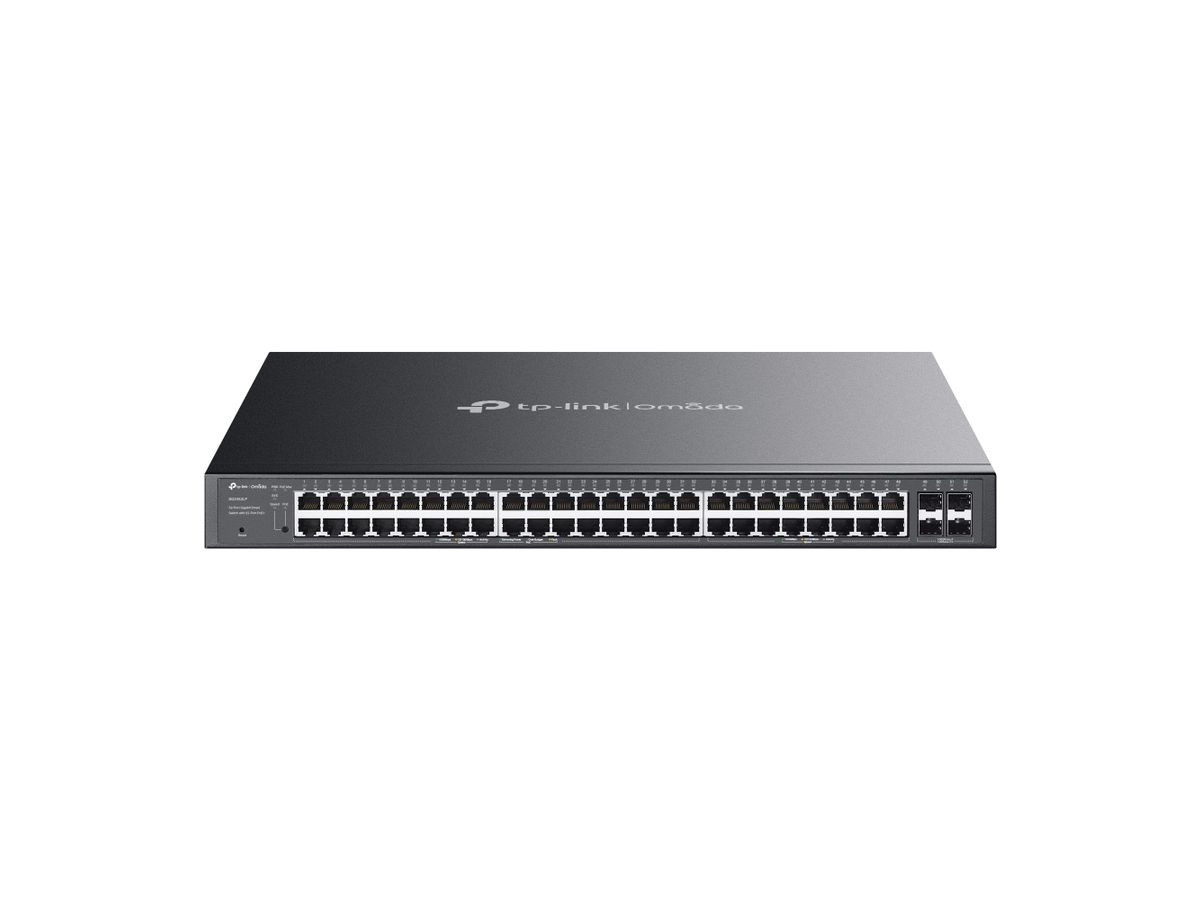 TP-Link Omada SG2452LP Netzwerk-Switch Managed L2/L2+ Gigabit Ethernet (10/100/1000) Power over Ethernet (PoE) 1U Schwarz