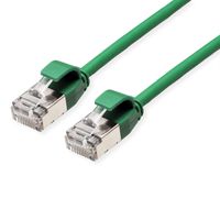 ROLINE U/FTP DataCenter Patchkabel Cat.6A (Class EA), LSOH, slim, grün, 2 m