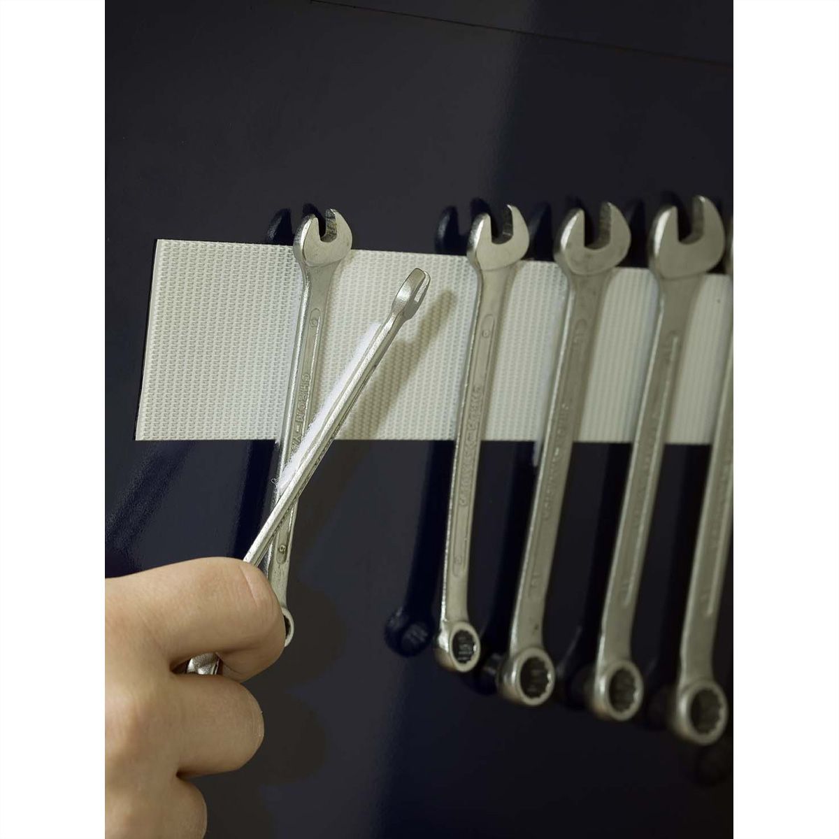VELCRO® Klettband Extra Stark Selbstklebend, Haken & Flausch 50mm x 1m Weiß