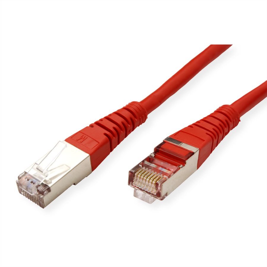 ROLINE Patchkabel Cat.5e (Class D) SF/UTP, rot, 1 m