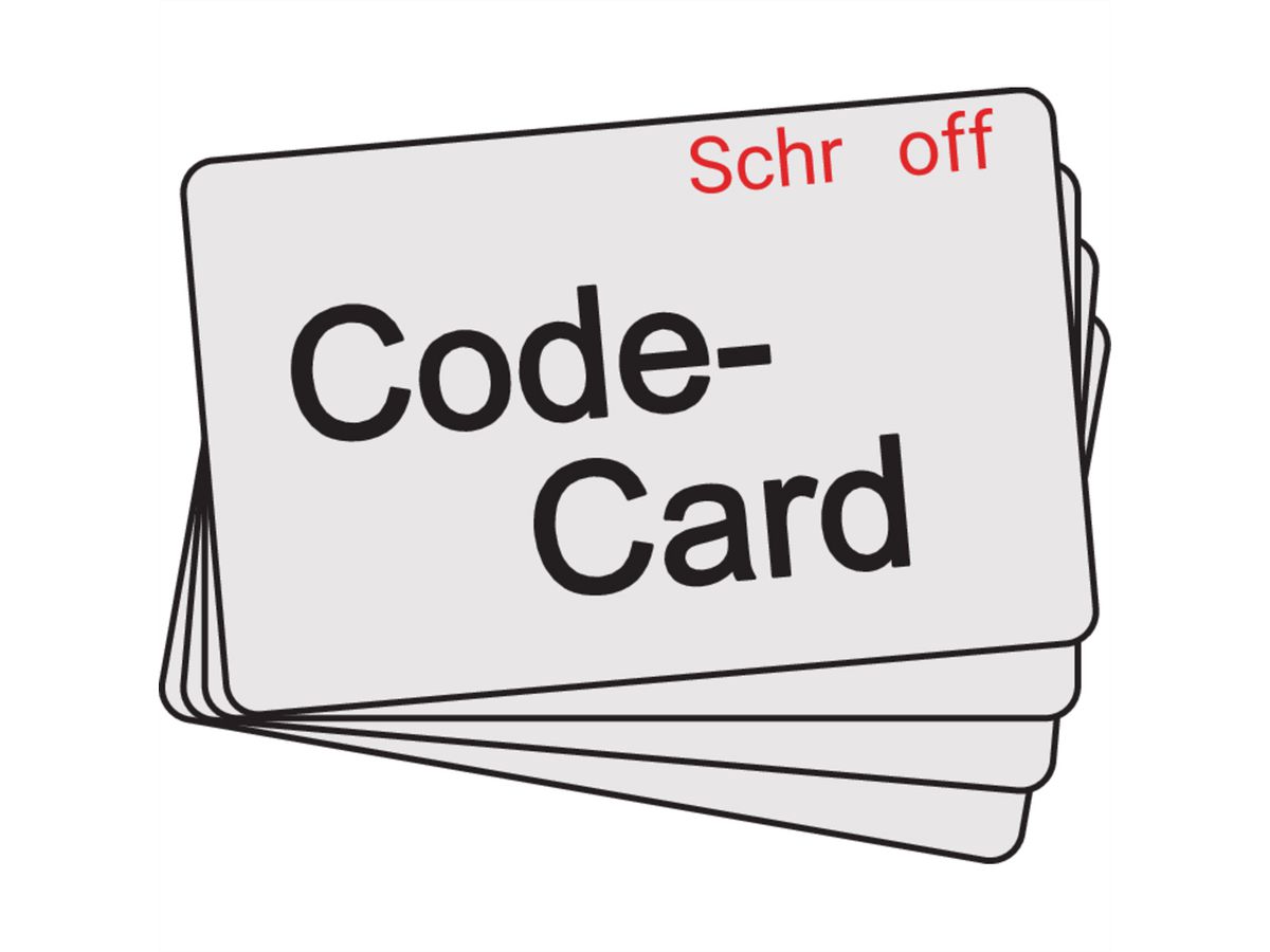 SCHROFF MIFARE KARTEN F. STAND ALONE 13,56MHZ