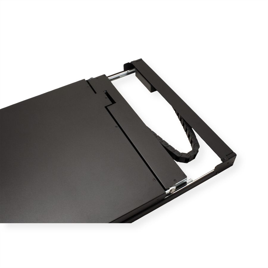 VALUE 19-Zoll-KVM-Konsole, 48 cm (19") TFT (16:9), VGA, USB, CH-Layout