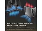 ANTEC Constellation C6 Curve Air PC Gehäuse ATX Midi Tower, schwarz