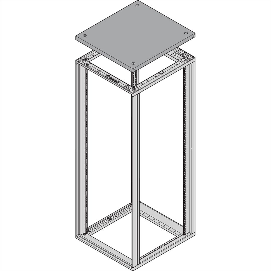 SCHROFF Dach angehoben - DACH ANGEHOBEN 500T RAL7021