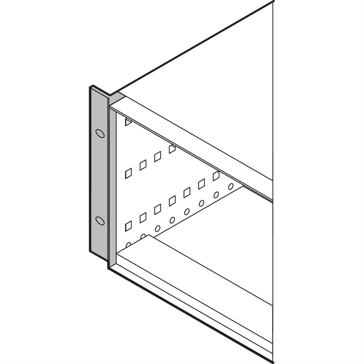 SCHROFF 19"-Befestigungswinkel zum Umrüsten - RATIOPAC PRO 19"WINKEL 5HE