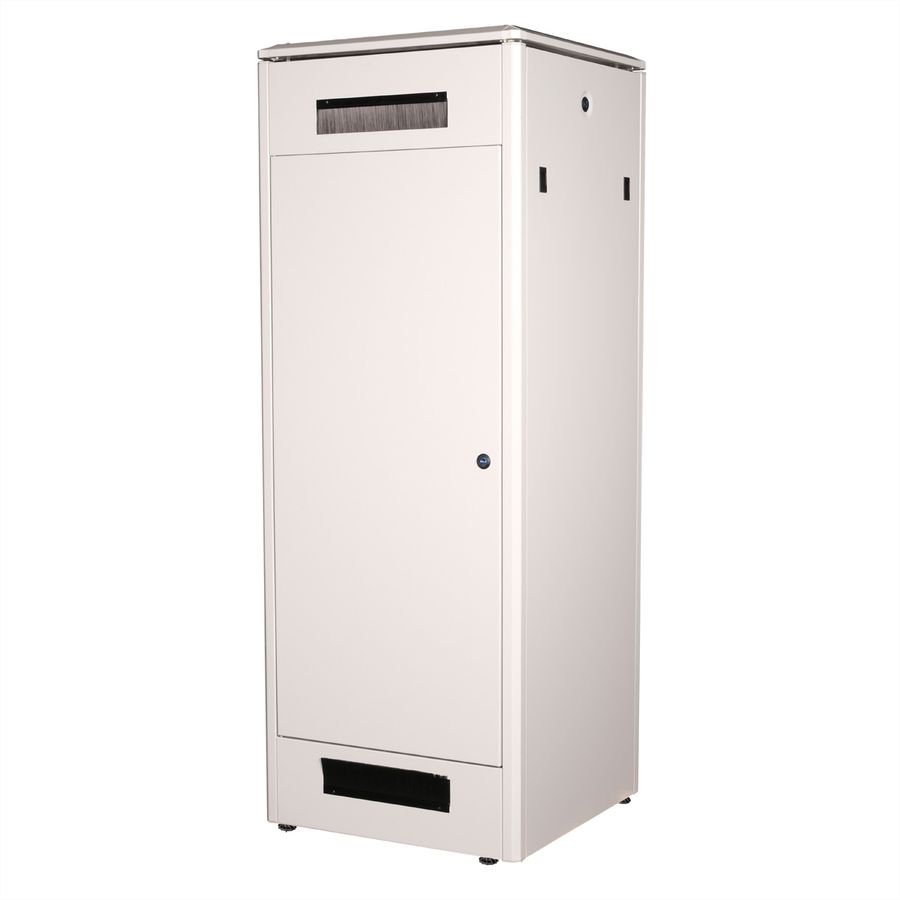 ROLINE 19-Zoll Netzwerkschrank Pro 32 HE, 600x600 BxT Glastür grau