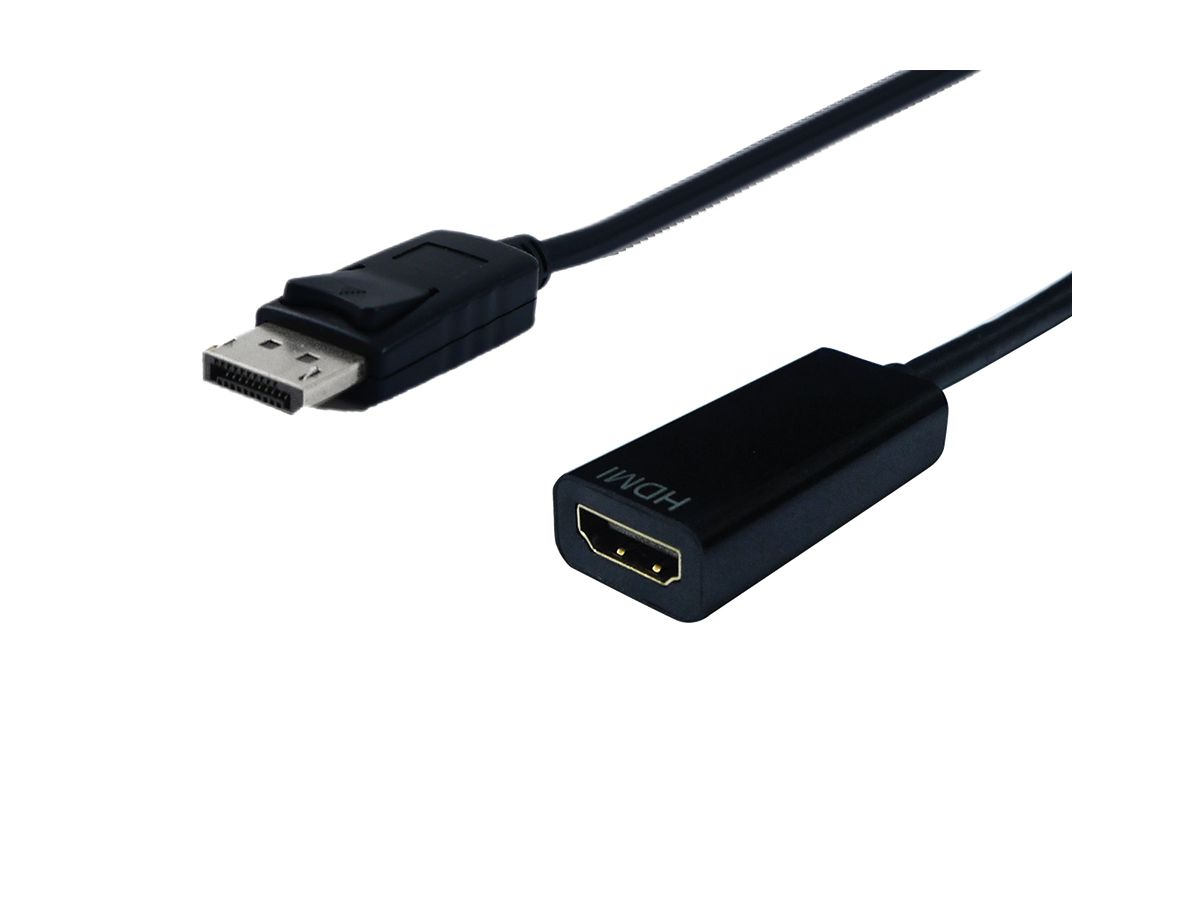 STANDARD DisplayPort-HDMI Adapter, v1.2, DP Stecker-HDMI Buchse