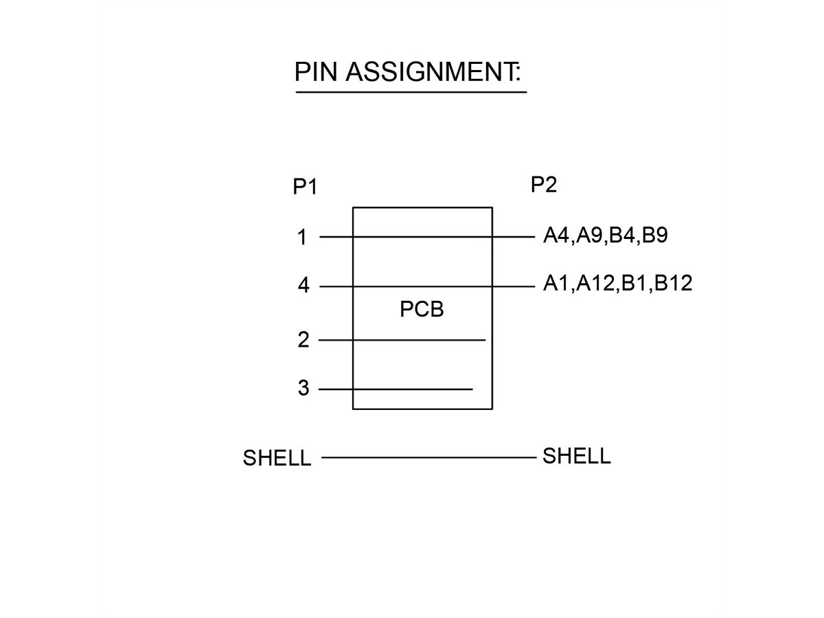 VALUE USB Typ A - C Datenblockier-Adapter