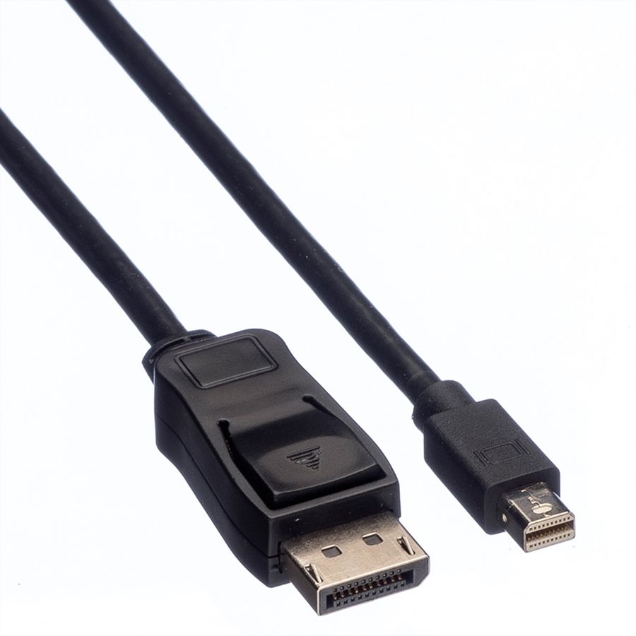 VALUE DisplayPort Kabel, DP ST - Mini DP ST, schwarz, 1 m