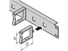 SCHROFF 19"-Frontplatte, horizontale Kabelführung