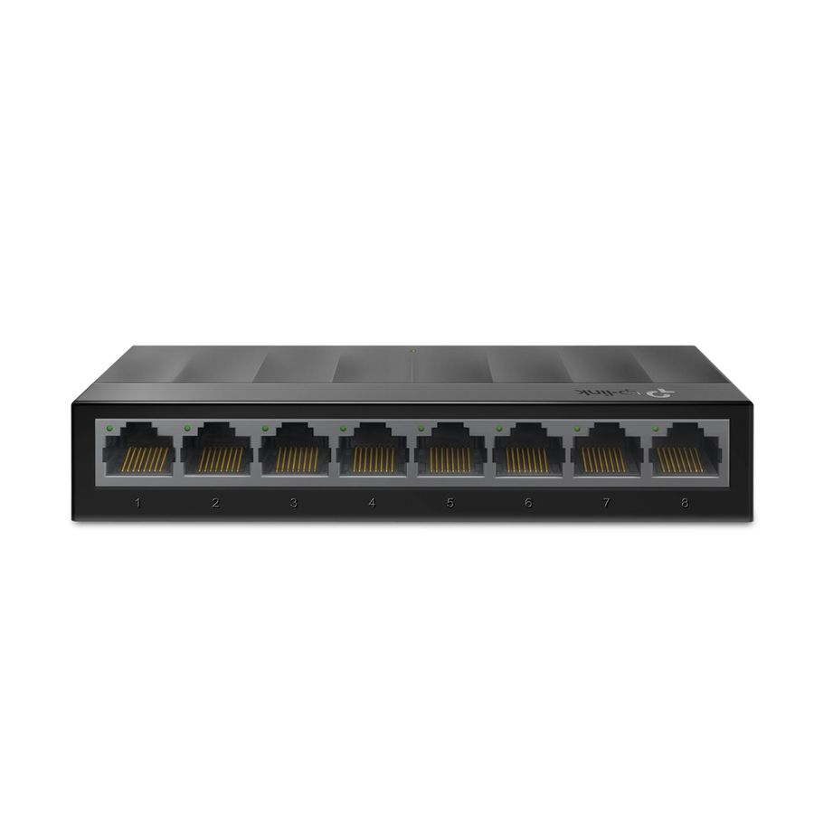 TP-LINK LS1008G Netzwerk-Switch Unmanaged Gigabit Ethernet (10/100/1000) Schwarz