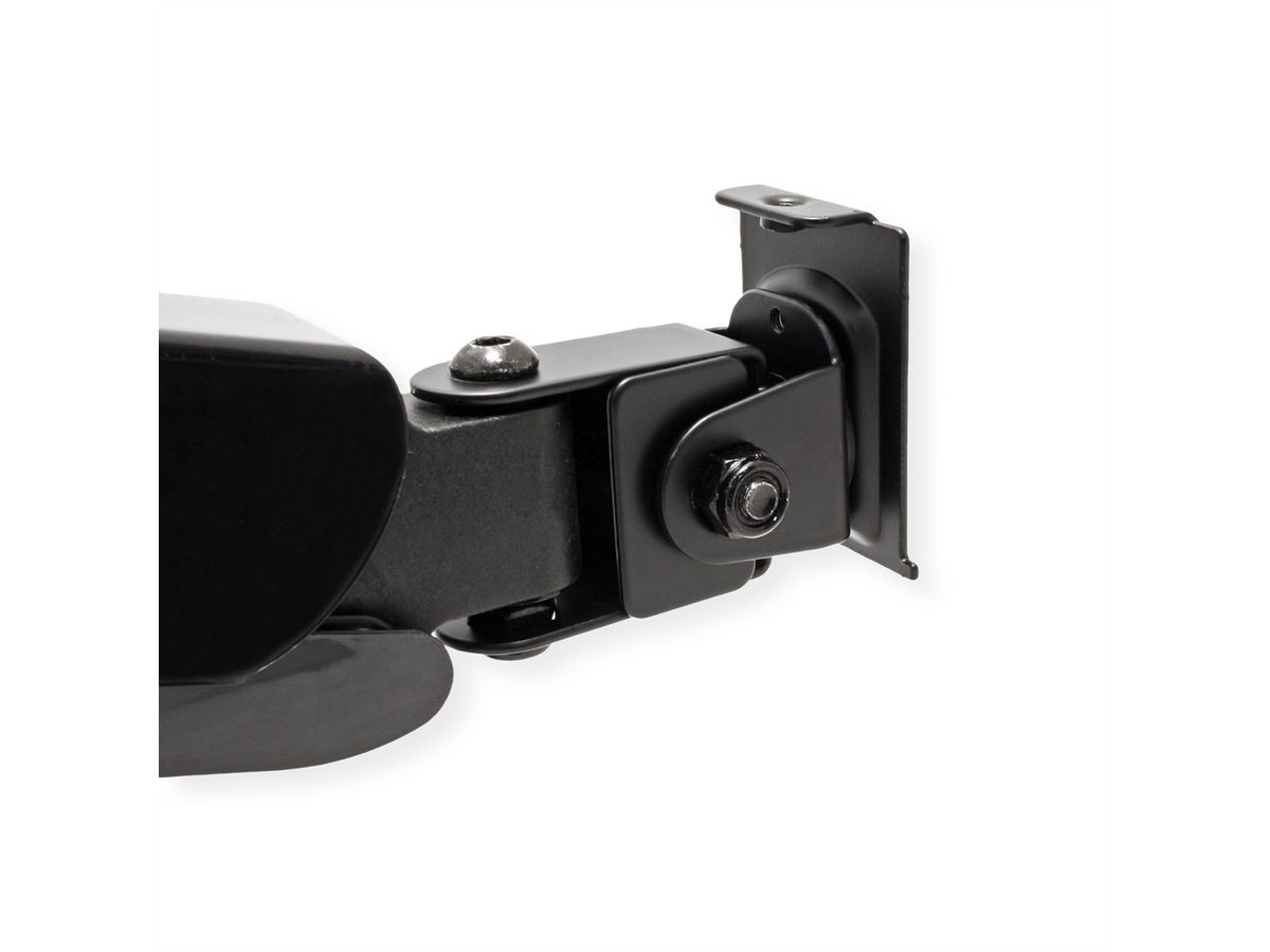VALUE Dual LCD-Arm Trägerstange, 4 Gelenke, Tischmontage, 17-32 Zoll, bis 2x 9 kg