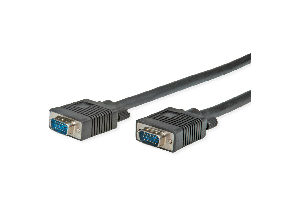 STANDARD SVGA Kabel HD15 ST - ST, schwarz, 2 m