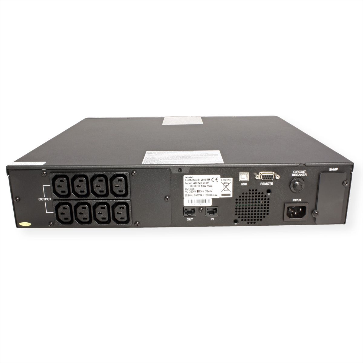 ROLINE LineSecure III 1500R - Line Interaktive USV, 19" Rackversion