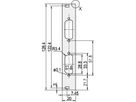 SCHROFF Frontplatten für D-Sub Steckverbinder - FRONTPR. 3HE 4TE 2X15 POLIG