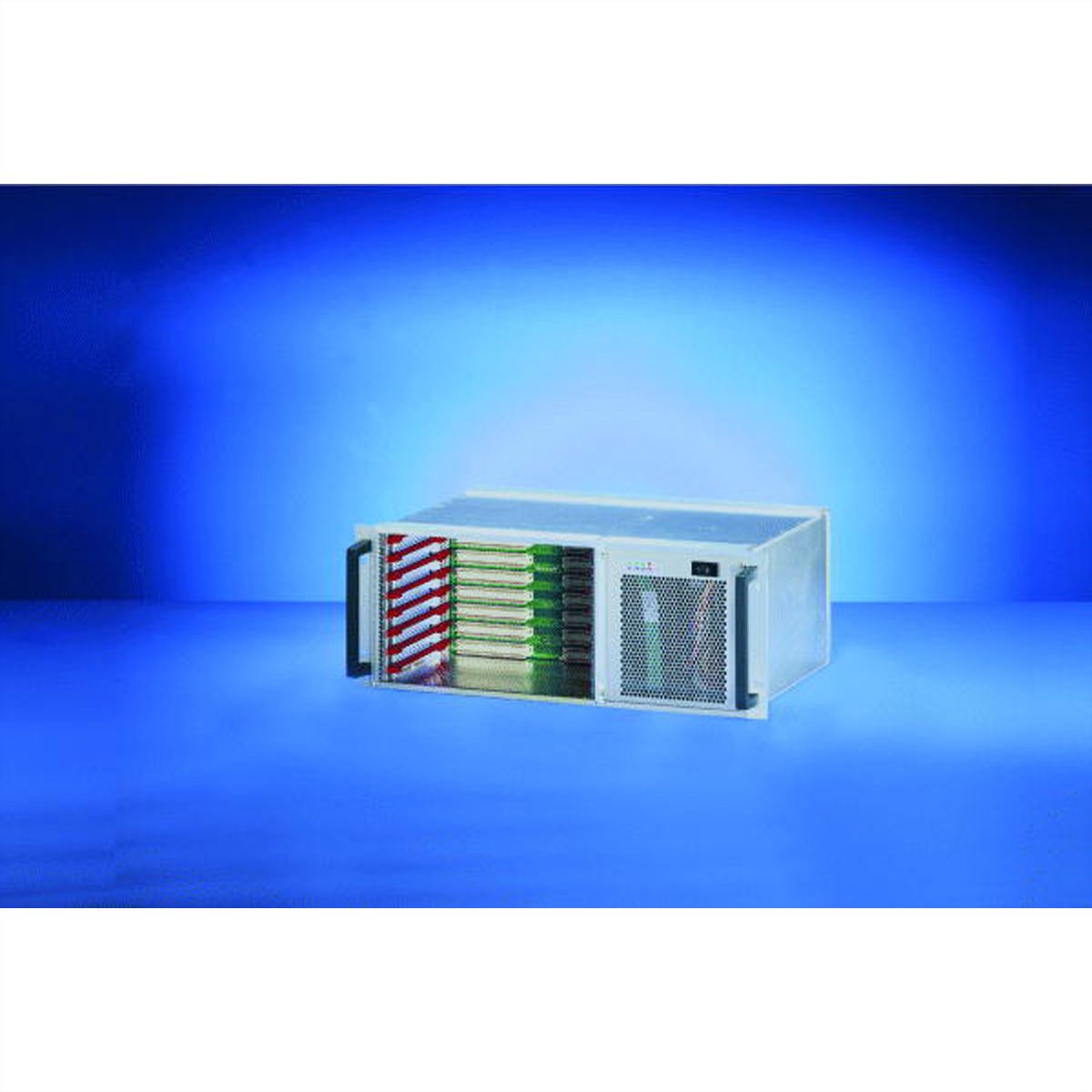 SCHROFF 4 HE, 8 Slot, mit Rear I/O - BGTR VME 64X 4HE 8SL HORIZ