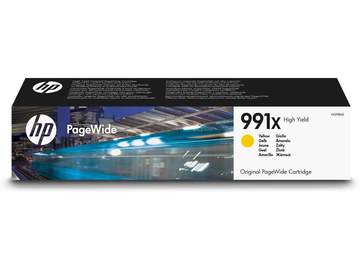 HP 991X Gelb Original PageWide Patrone mit hoher Reichweite