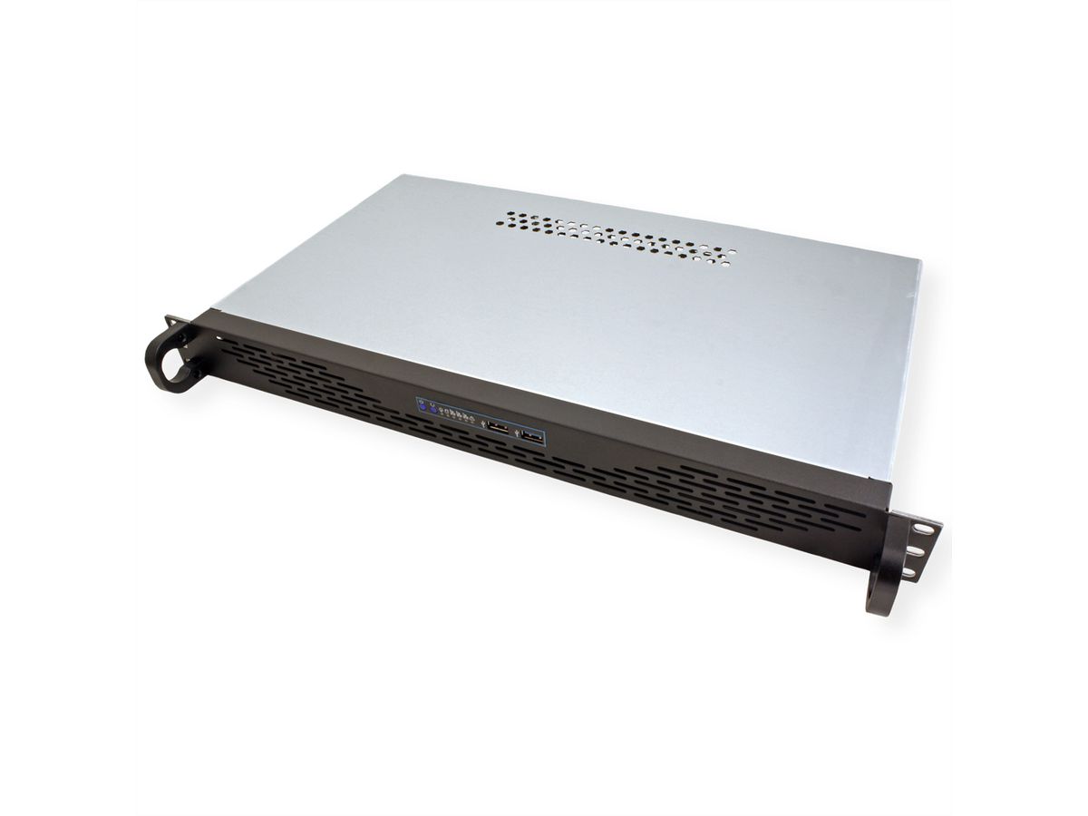 19" Servergehäuse, 1HE, schwarz