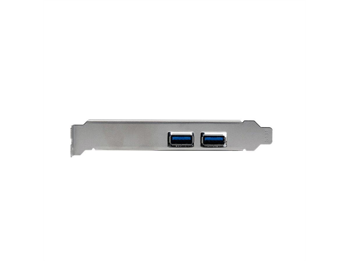 EXSYS EX-11192 2-Port USB 3.2 Gen 1 PCIe Karte mit Self Power