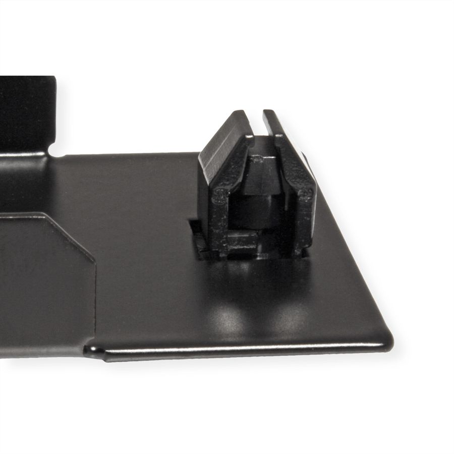VALUE 19-Zoll-Blindplatte Snap-in, 1 HE, schwarz
