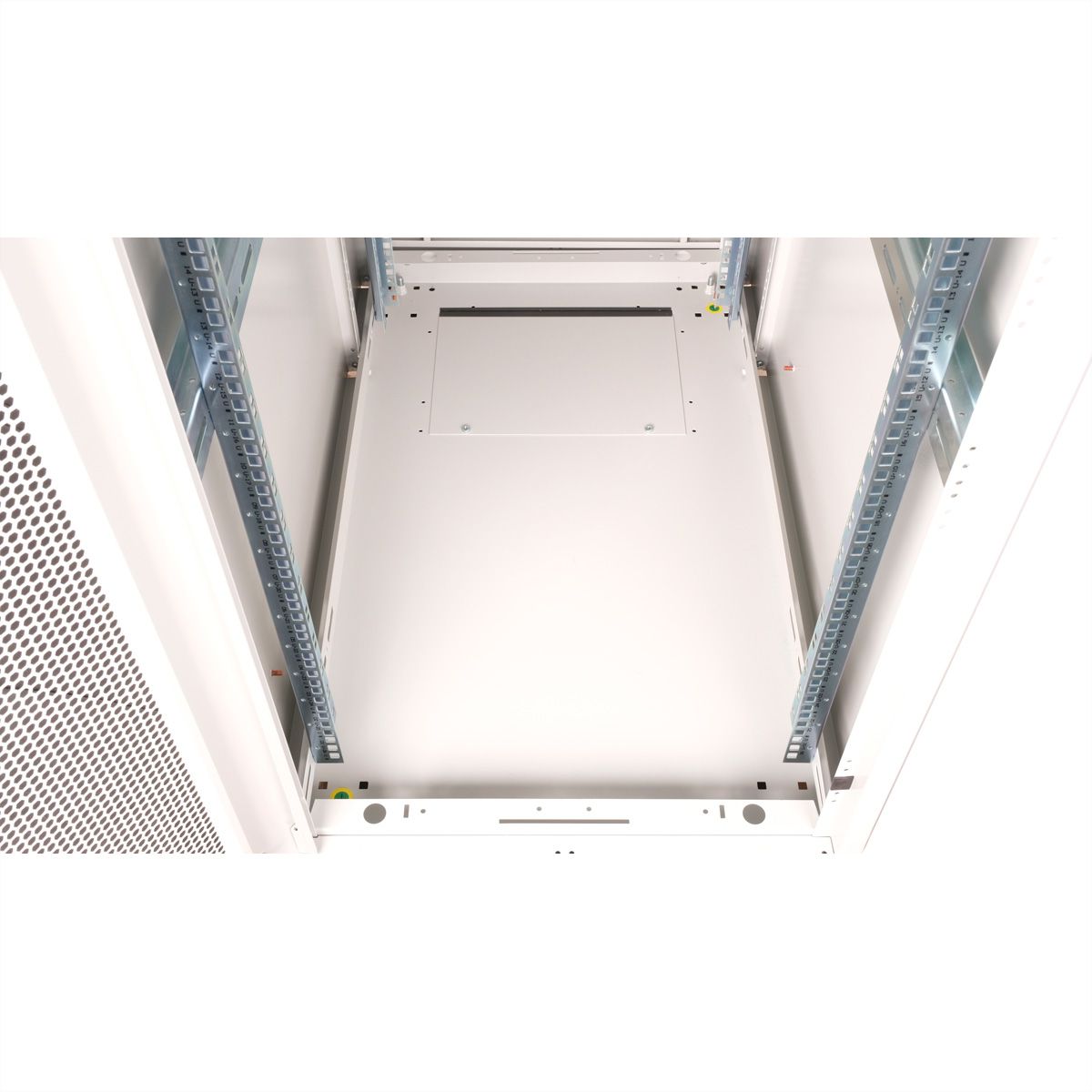 ROLINE 19-Zoll Serverschrank Basic 26 HE, 600x1000 BxT perforiert grau