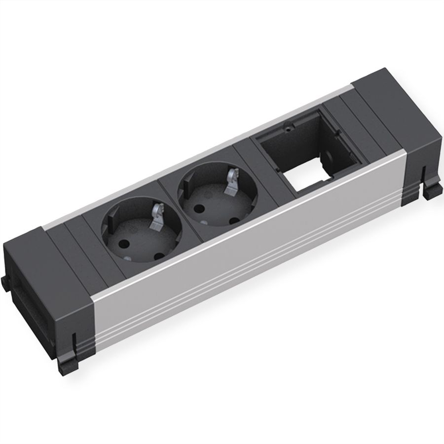 BACHMANN POWER FRAME Small 2x Schutzkontakt 1x ABD