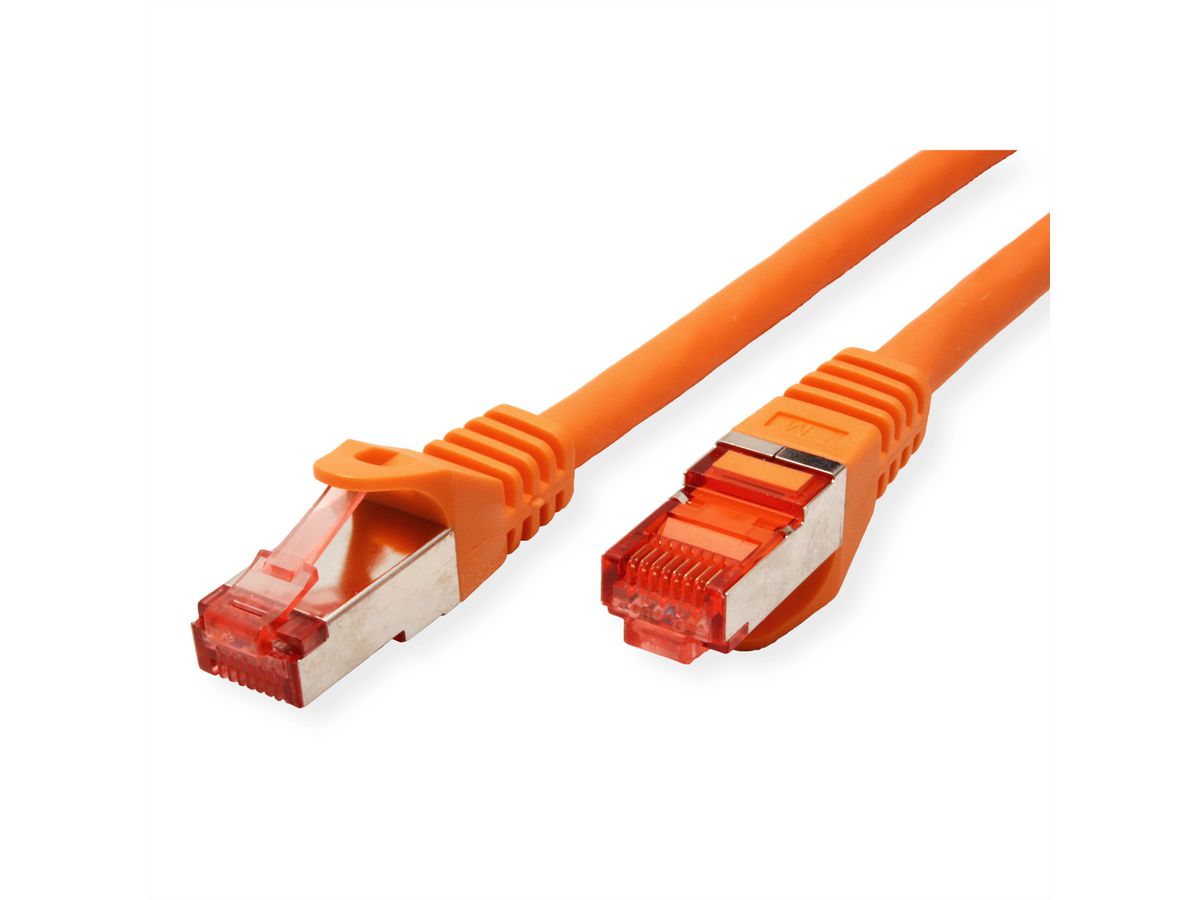 ROLINE Patchkabel Kat.6 S/FTP (PiMF), Component Level, LSOH, orange, 1 m