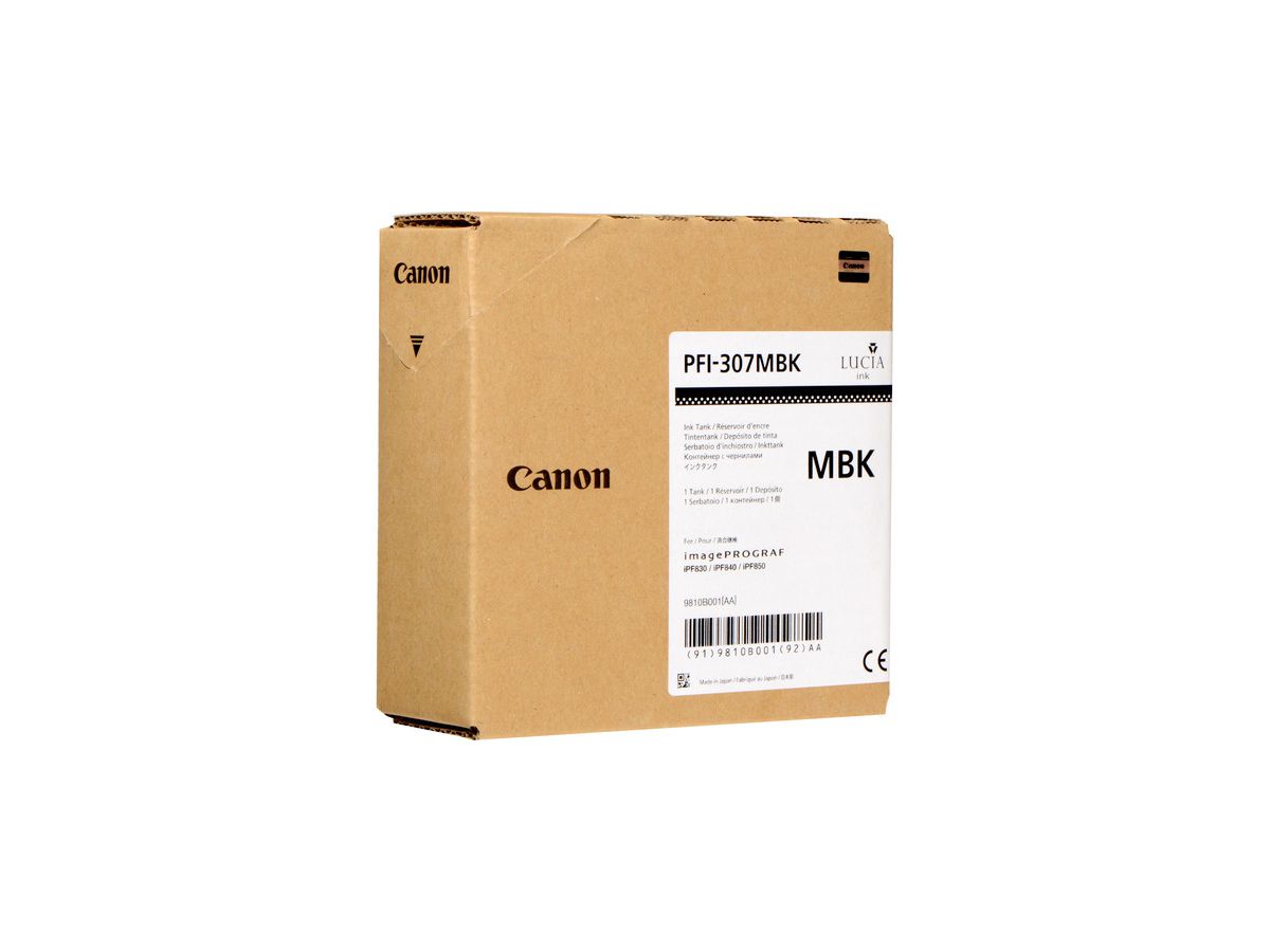 Canon PFI-307MBK Druckerpatrone Original Schwarz