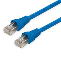 TELEGÄRTNER Patchkabel S/FTP, Cat.6A, LSOH, blau, 0,25 m