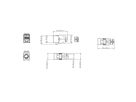 ROLINE Cat.8 (Class I) Keystone, Super-Slim, PoE, geschirmt, werkzeuglos, silberfarben