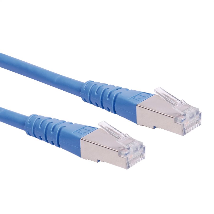 ROLINE Patchkabel Cat.6 (Class E) S/FTP (PiMF), blau, 2 m