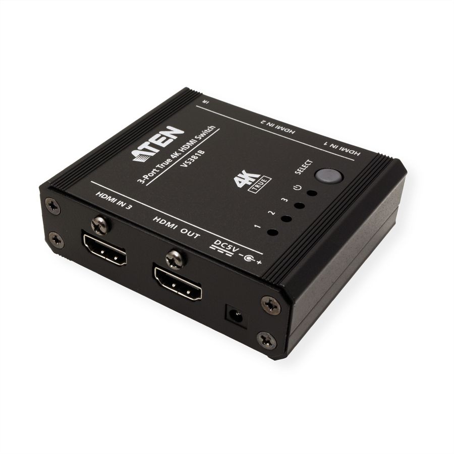 ATEN VS381B HDMI Switch mit 3 Ports True 4K
