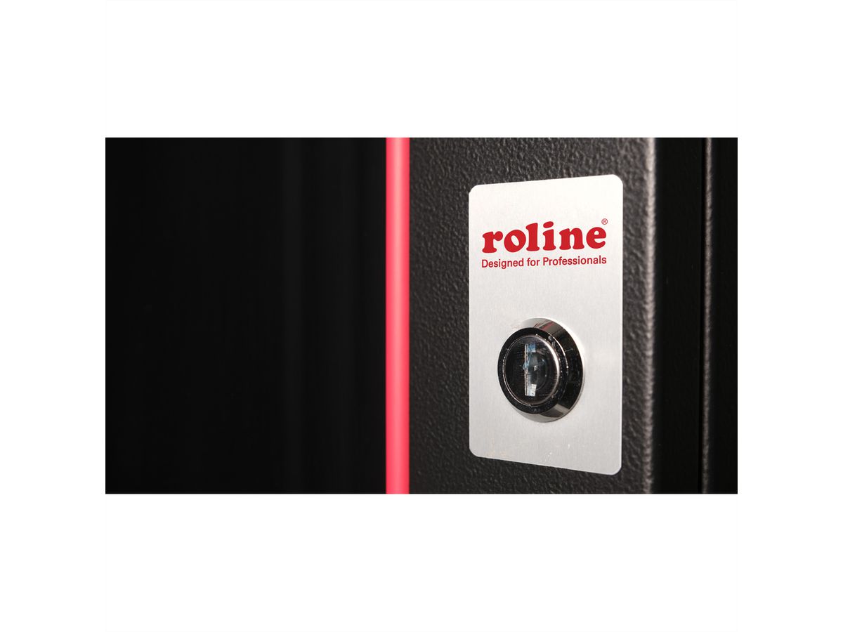 ROLINE 19-Zoll Wandgehäuse Pro 12 HE, 600x600 BxT schwarz
