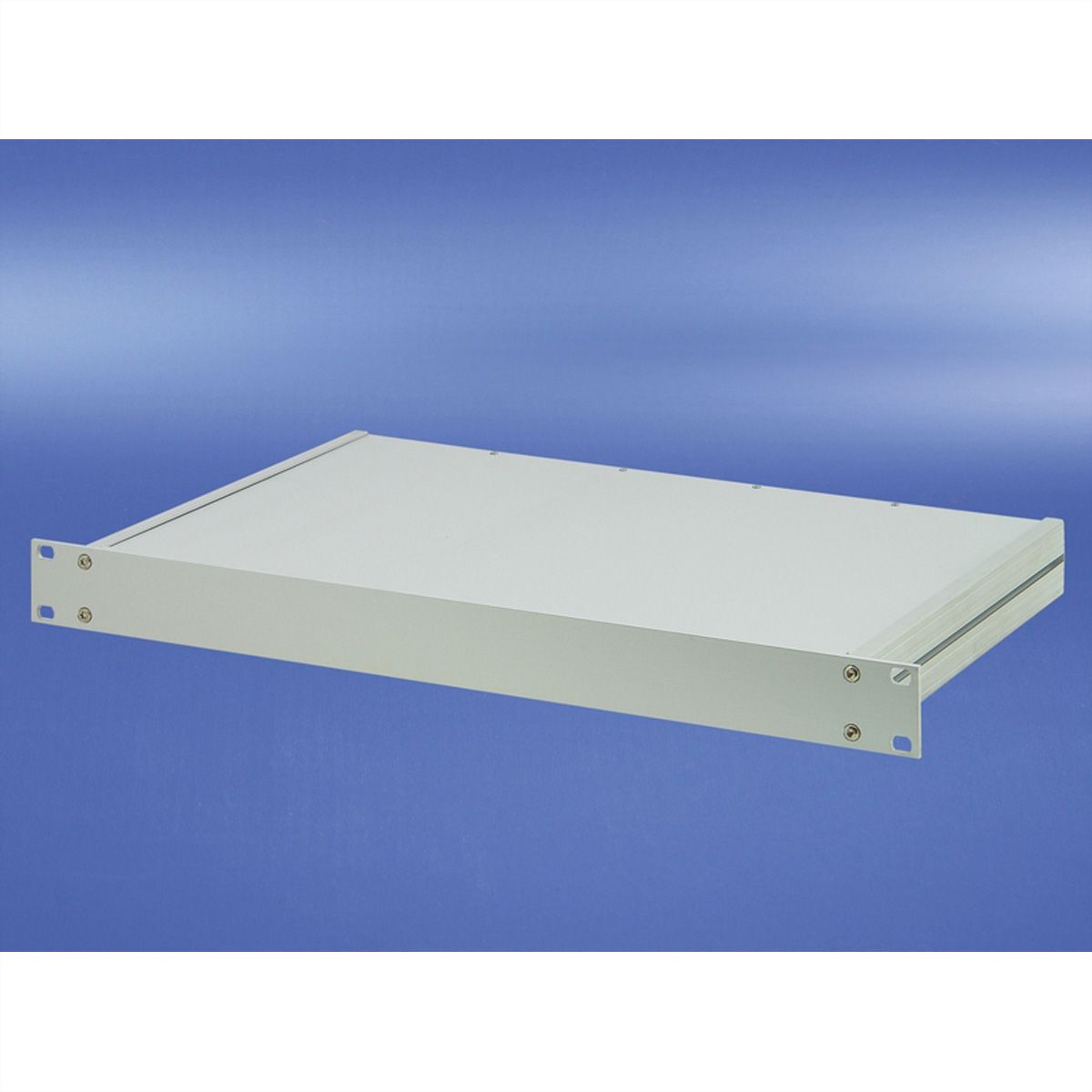 SCHROFF 19"-Kompletteinschub aus Aluminium, Deck- und Bodenblech geschlossen - MULTIPAC PRO 3HE 400T DBLGES