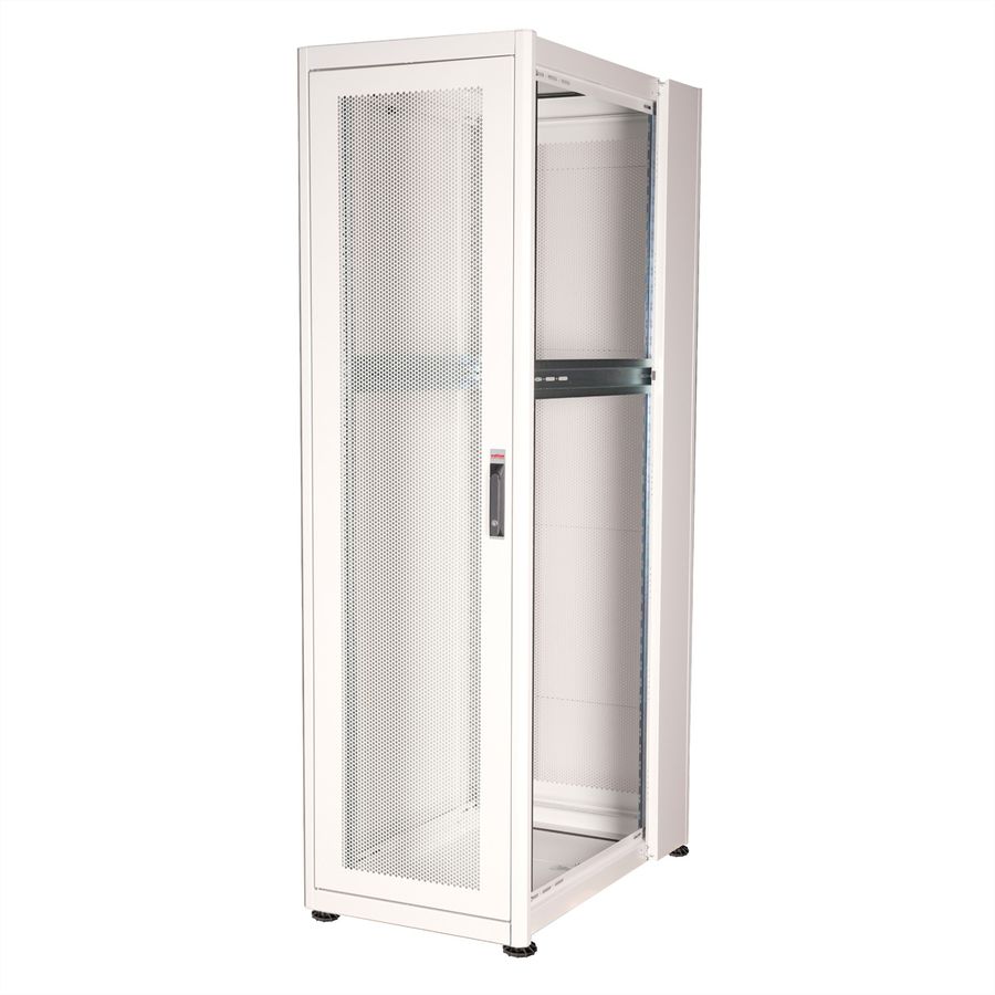 ROLINE 19-Zoll Serverschrank Basic 42 HE, 600x1000 BxT perforiert grau