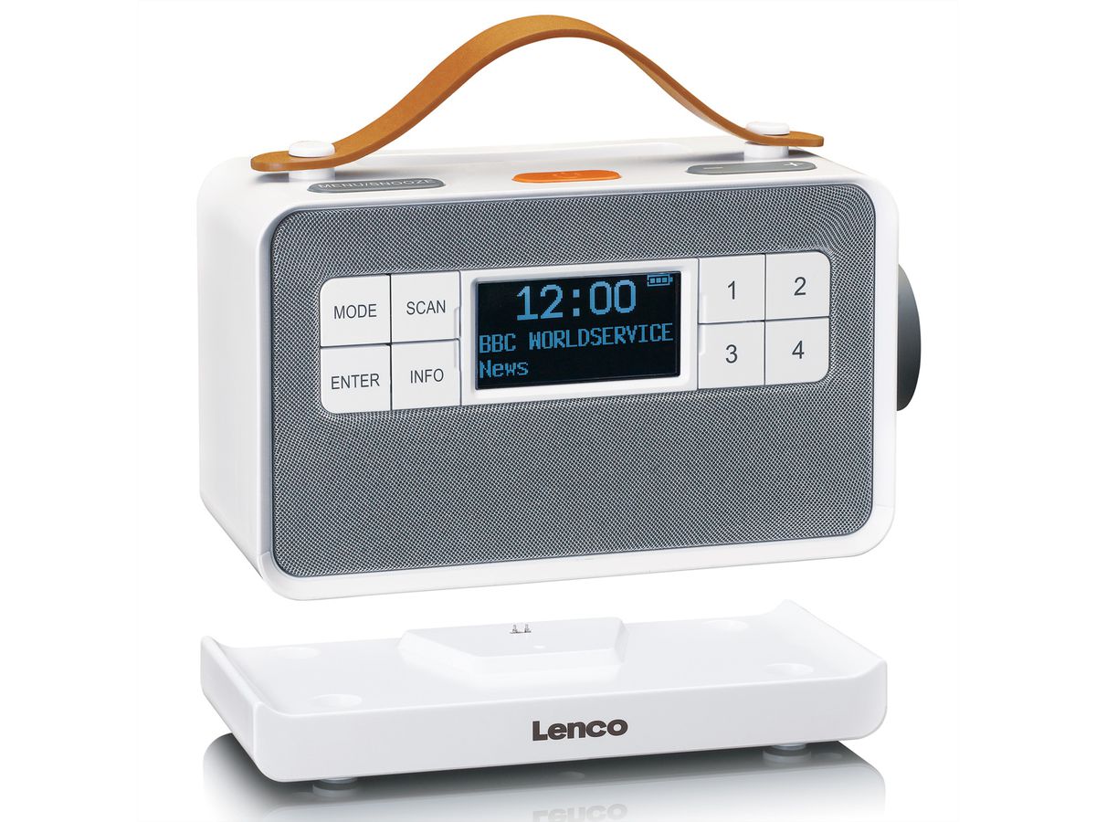 Lenco DAB+ Radio PDR-065WH