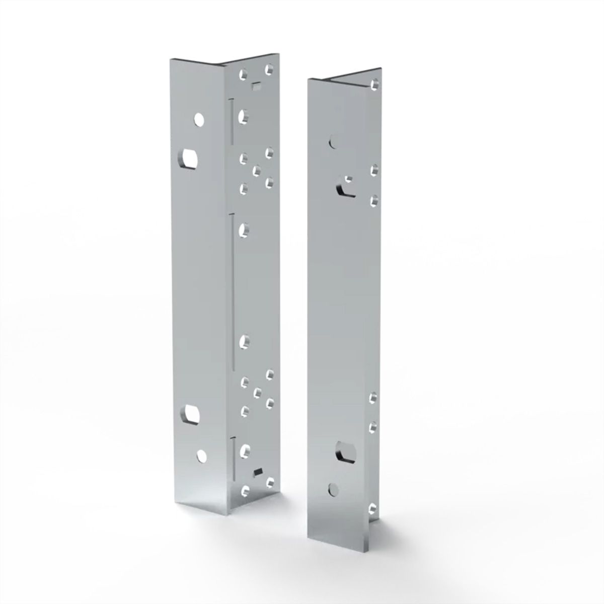 SCHROFF 19"-Winkel Typ F mit / ohne Grifflöcher für Textildichtung - 19"WINKEL 4HE M.GR. 2STK