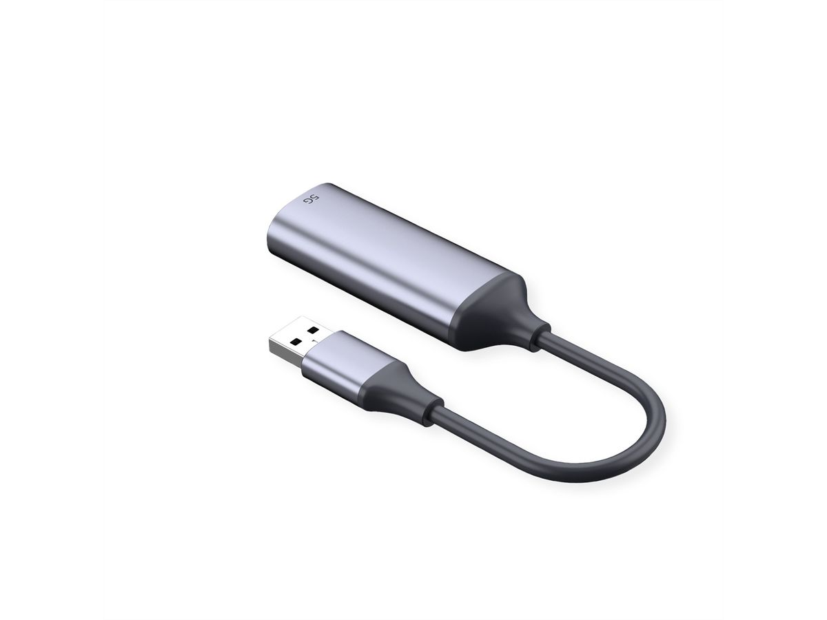 VALUE USB 3.2 Gen 2 Typ A zu 5-Gigabit-Ethernet Konverter