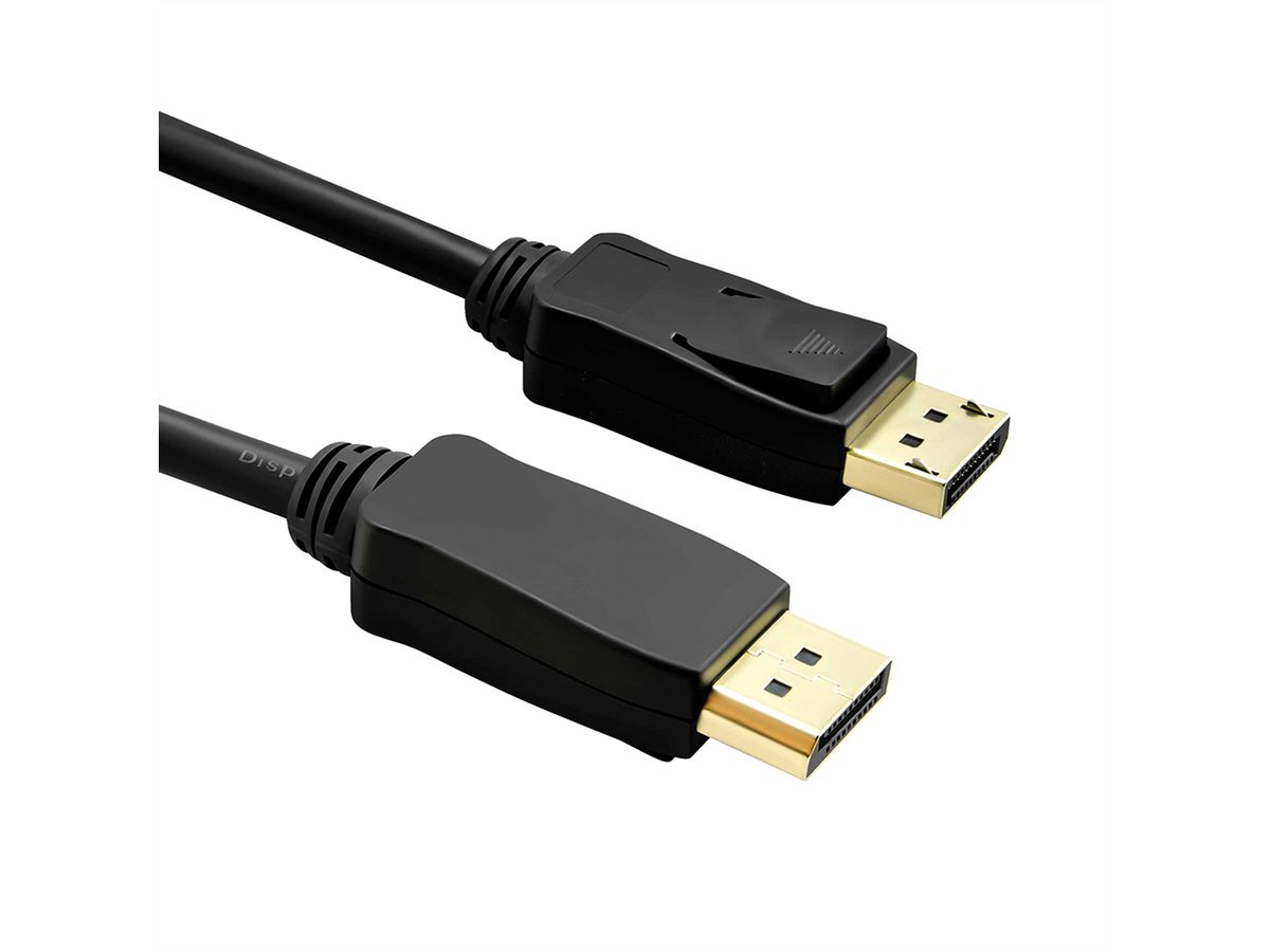 VALUE DisplayPort Kabel, v1.4, DP ST - ST, schwarz, 5 m