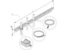 SCHROFF Kabelabfangschiene für die Schranktiefe - KABELABFANGSCHIENE 1000T(2X)