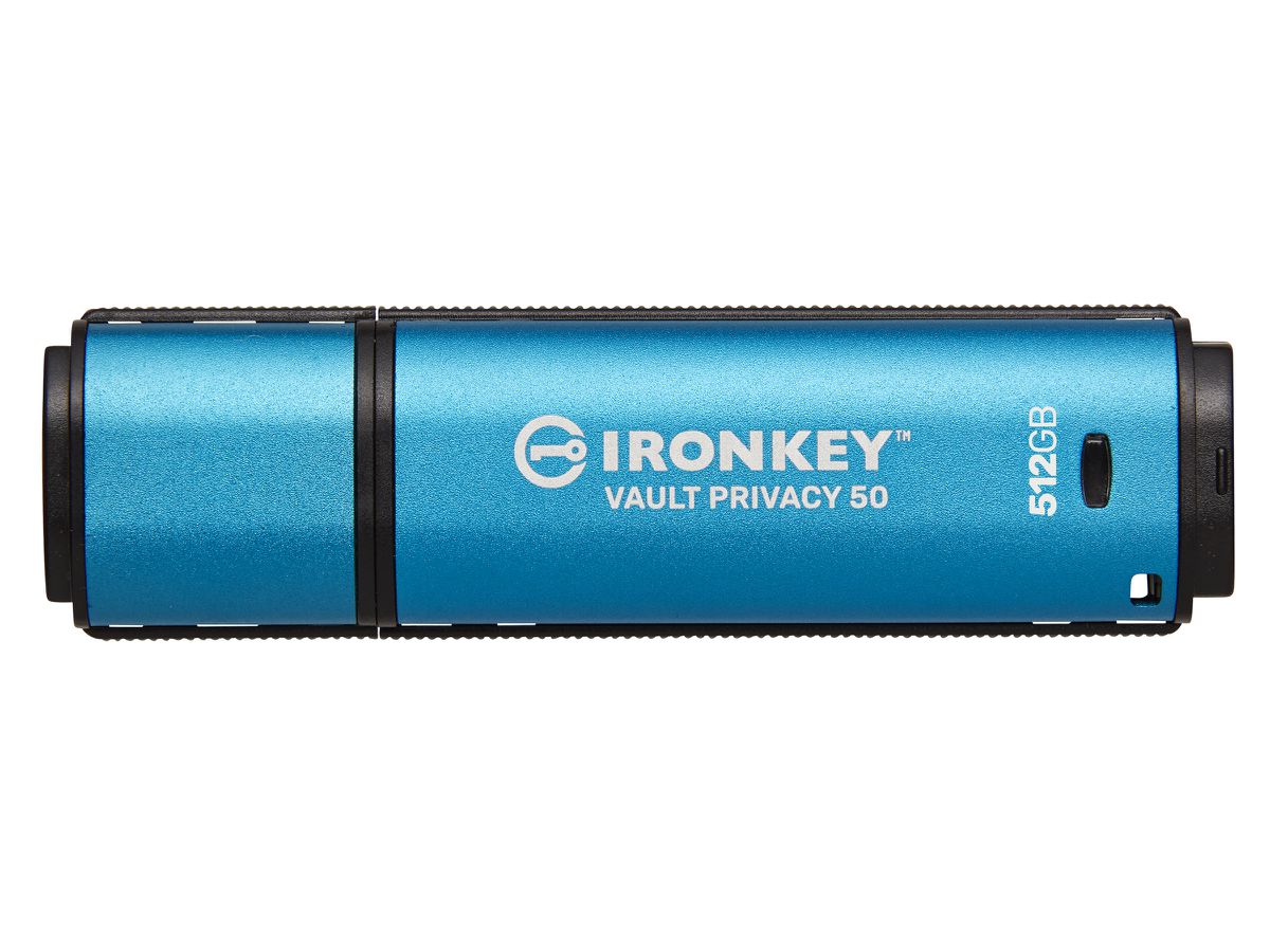 Kingston Technology IronKey 512GB Vault Privacy 50 AES-256 verschlüsselter, FIPS 197